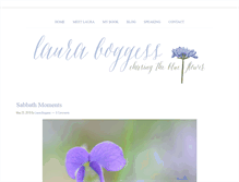 Tablet Screenshot of lauraboggess.com